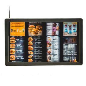 Anti-reflective Glass 43'' Android Ultra Brightness Interactive Touch Digital