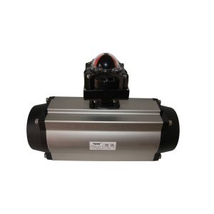 China Pneumatic Rack and Pinion Actuator with 3878NM Output Torque VDI/VDE3845 Standard and 40-100psig Air Supply on sale