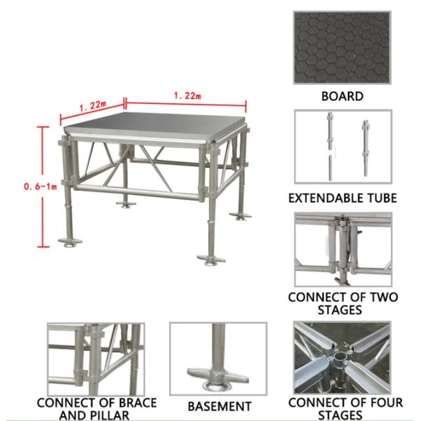 Competitive Price And High Quality Outdoor Stage Lighting Cheap Adjustable And Portable Stage