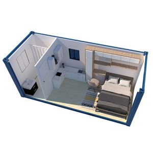 20FT 40ft Granny Flat Container House Hotel Frame Kit Container Prefab Homes