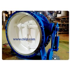 Cheap DN1400 / PN16 Carbon Steel Flanged Check Valve Flanged Butterfly Check Valve for sale