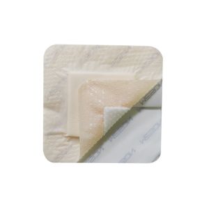 adhesive waterproof burn wound care silicone wound foam dressing with border