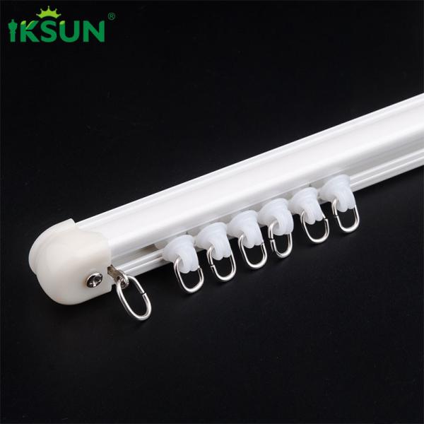 Quality 0.5mm Ultrathin Aluminium Curtain Track For Window Shower Multifunctional wholesale
