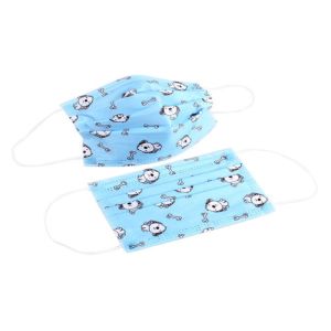 Windproof Children's Disposable Face Masks Fluid Resistant Keep Warm