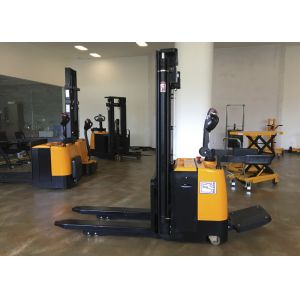 Double Lift Cylinder High Lift Pallet Stacker 3500mm Lifting Height Safe
