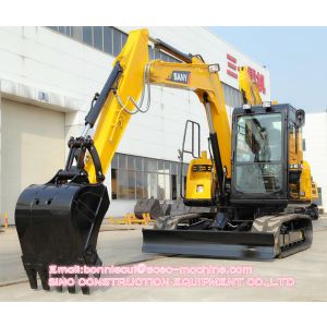 SY75C Mini 8 Ton 0.28m3 Hydraulic Crawler Excavator