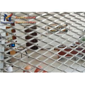 3.0mm Mild Steel Aluminum Expanded Mesh Fluorocarbon Spraying