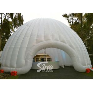 8m dia. trade show led light inflatable dome tent made of best pvc coated nylon