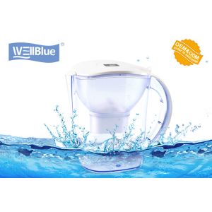 China Wellblue Food Grade Alkaline Water Jug For Hotel / Bar / Household / School Use on sale