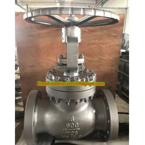 6'' CLASS150 WCB cast steel flanged globe valve with handwheel