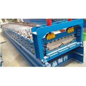 Cheap CE Blue Color Cold Roll Forming Machines WITH 3 - 6m / Min Processing Speed for sale