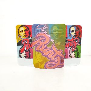 Cheap Biodegradable weed Stand Up Pouches colorful printing Food Packing Mylar Bags with ziplockk for sale