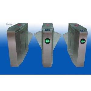 Security Wing Barrier Flap Gate Automatic Entrance Control Noiseless Operation