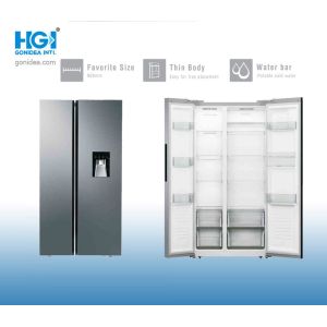 PCM 18CF Double Door Stainless Steel Fridge With Ice Maker 42dB 510 Liter Fridge