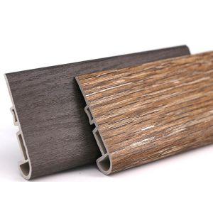Homedecoration Flooring Moldings Spc Decking Pvc Skirting Board