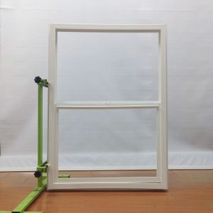 Traditional White PVC Hung Windows Single Glazed Double Hung Window Slides