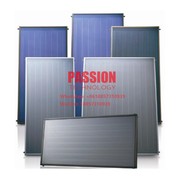 2m2 Blue Color Flat Plate Solar Collector 200L Flat Panel Solar Water Heater