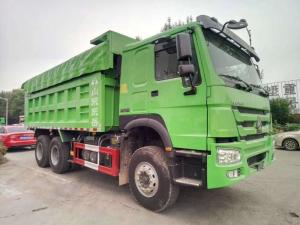 China Green 10 Wheel RHD 20 Ton Dump Truck SINOTRUK Brand With German ZF8118 Steering on sale