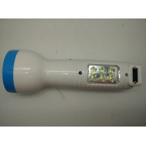 BN-158 Rechargeable LED Flashlgith Torch with side light