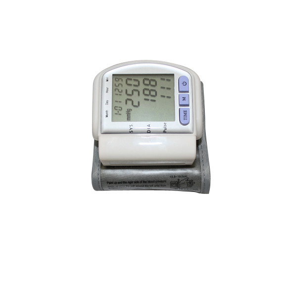 Quality Diagnostic-tool Portable Digital Wrist Cuff Blood Pressure Monitor Heart Beat Test AH-213B Sphygmomanometer Blood Pressu wholesale