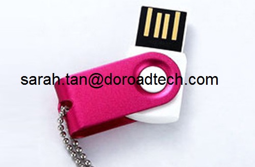 Quality Customized Metal Rotated USB Flash Drives 128MB to 32GB wholesale