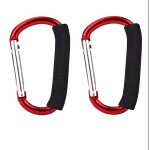 Aluminum Large D Ring Snap Hook With Sponge Big Carabiner Hook