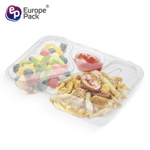 Custom plastic clear PP material disposable food plastic storage box