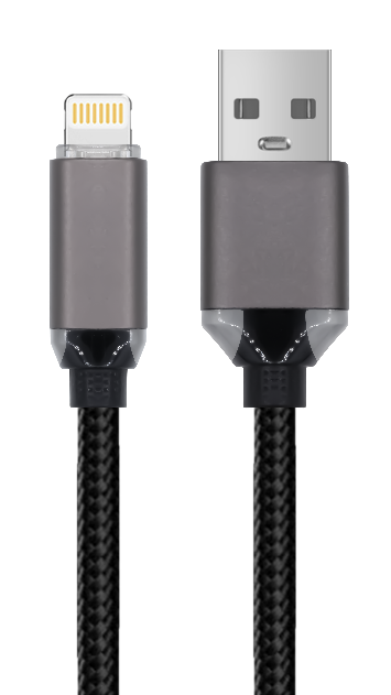 Cheap Heavy - Duty Braided Lightning Data &amp; Charging Cable for sale