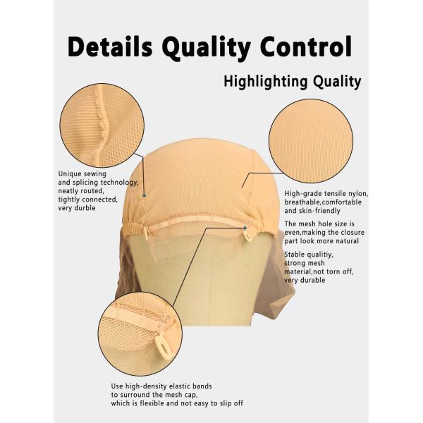 Zy001860 Exquisite Sewing Wig Weaving Cap High Elasticity For Making Wig