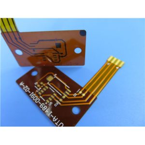 Single Sided Flexible Printed Circuit (FPC) Built On Polyimide With Immersion