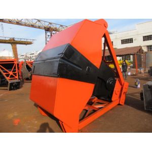 Double Rope Mechanical Crane Grab Bucket Customized Capacity