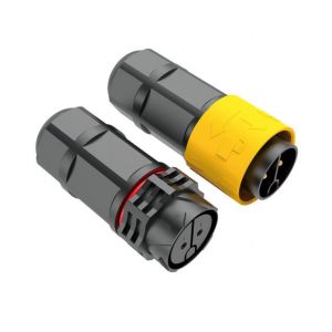 Cheap Soldering / Screw Fitting Data Connector Waterproof IP68 With 40A High Current Capacity for sale