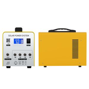 Smart Portable Power Station Generator 120W With Solar Panel For Camping