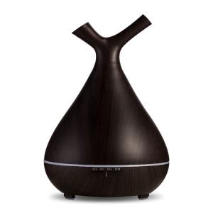 3 In 1 400M Lessential Oil Diffuser Wood Grain Quiet Evaporative Humidifier