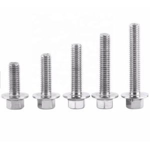 Durable Hex Head Bolt M6 / M8 Hex Flange Bolt 6h Tolerance Small Size ISO10664
