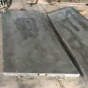 Vulcanizer Electric Heated Platens , Rapid Conveyor Belt Splicing Plates