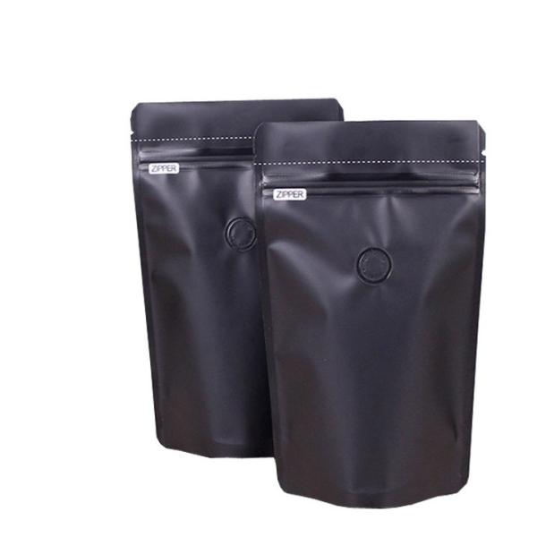Quality Zipper Lock Self Supporting BOPP Coffee Pouch Packaging With Valve wholesale