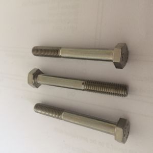 A4-70 Stainless Steel Partially Threaded Hex Head Screws Left-Hand Threaded Hex