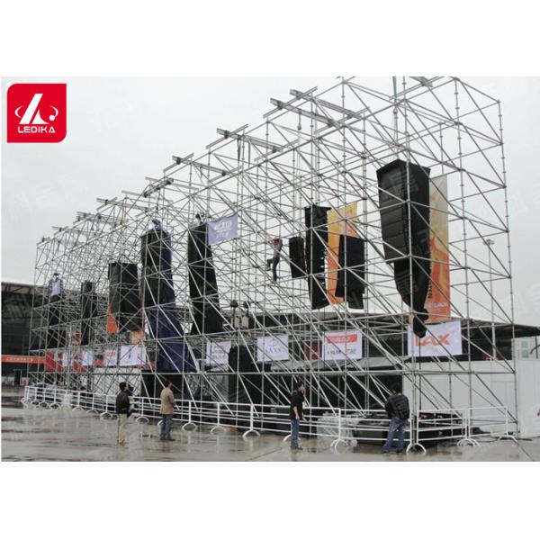 Galvanized Iron Steel Layher Truss For Audio Light Screen 200kg Loading