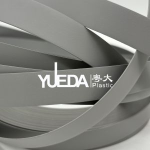 Cheap Waterproofing Grey Colored Edge Banding Simple Appearance Door / Table Edge Banding for sale