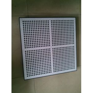 Exact dimension for the hole of tile and panel, Hard Steel Perforated Raised