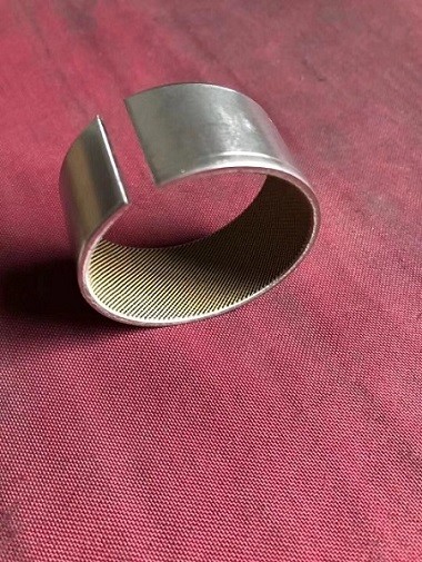 Quality Low Friction Sheet Metal Bearing , PTFE Kevlar Woven Lining Valve Guide Bushing wholesale
