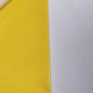 Yellow 230gsm Breathable Outdoor Fabric 75d Softshell Fleece