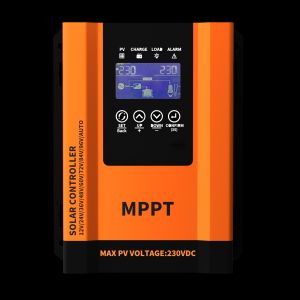 Smart Off-Grid MPPT Controller LCD Display and Touch Button for Advanced Solar