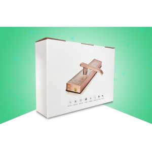100% Recyble Corrugated Paper Packaging Boxes / Carton Packing Box For Lock