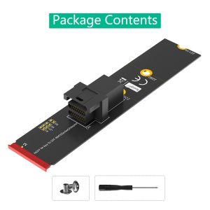 NVMe SSD M.2 Module With Mini SAS HD SFF-8643 Adapter Connector