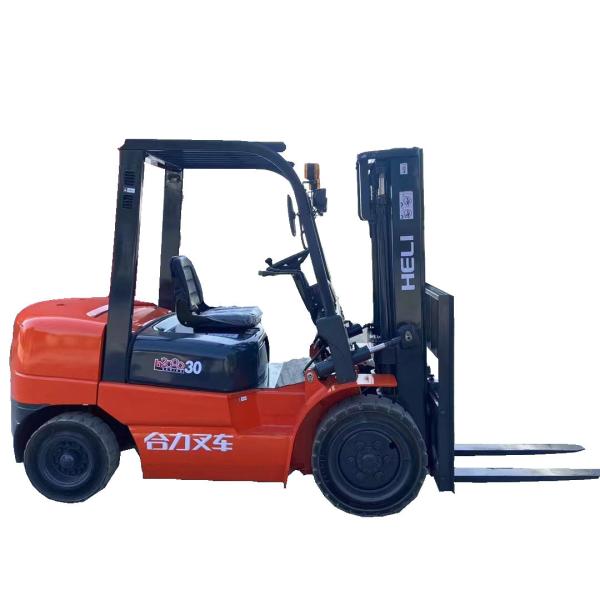 Quality HELI 3T Second Hand Forklift Lifting Height 3m With Container Mast And Side wholesale