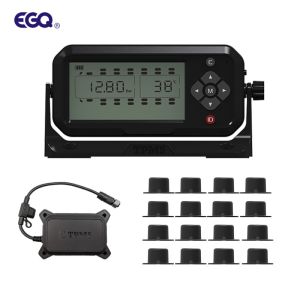 China RS232 Output Tire Pressure Monitoring System Truck TPMS For 16 Wheeels on sale