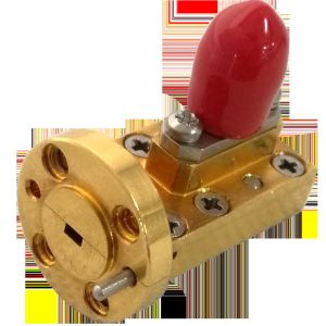 Copper 65GHz 1.85mm WR15 Coaxial Cable Adapter Right Angle