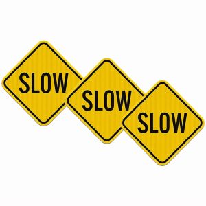 Aluminum Reflective Custom Warning Road Board Caution Safety Traffic Signs